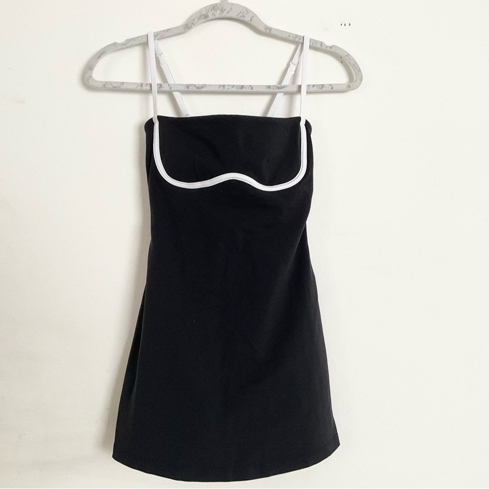 Alo Yoga Airbrush Streamlined Dress Black/White XS - Picture 5 of 11